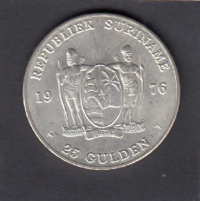Beschrijving: 25 Gulden  INDEPENDENCE